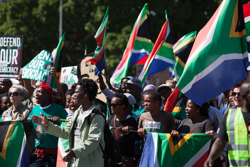 How to organise a protest in South Africa