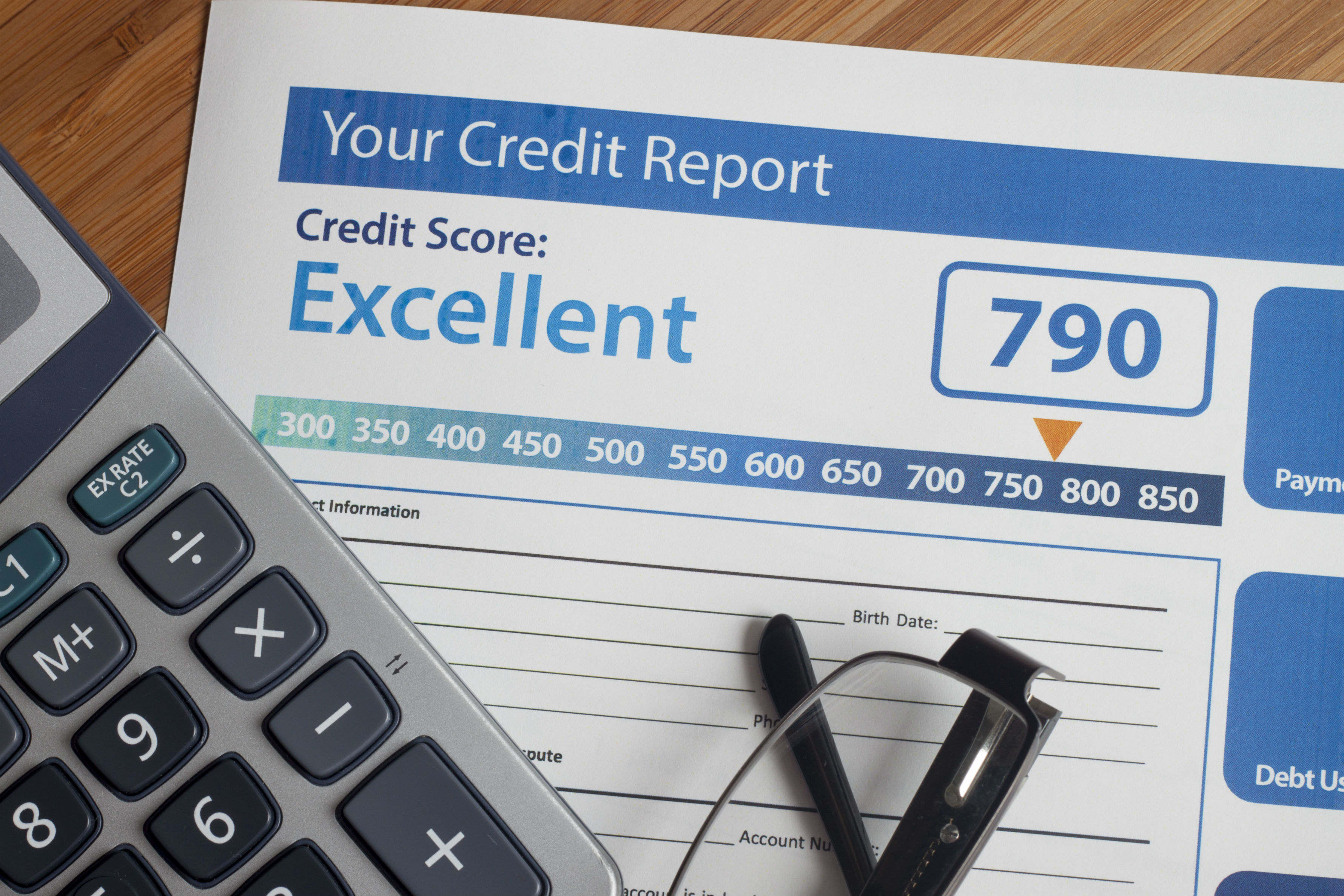 Calculating your credit score